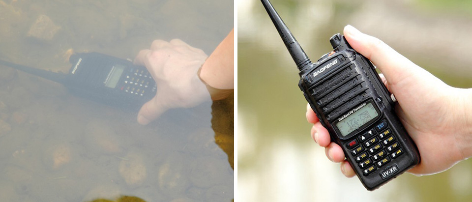 Рация в воде 