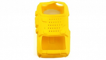 Чехол силиконовый для BAOFENG UV-5R, желтый Чехол силиконовый для BAOFENG UV-5R, желтый