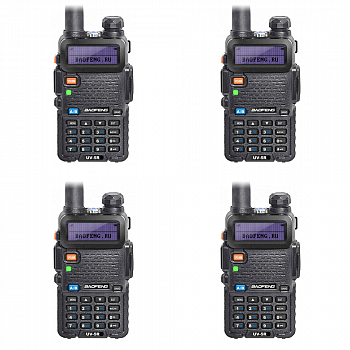 Baofeng UV-5R 4 шт. Baofeng UV-5R 4 шт.