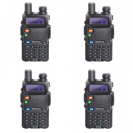 Baofeng UV-5R 4 шт. Купить Baofeng UV-5R 4 шт.