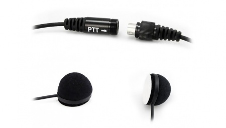 BAOFENG Helmet Kit Full Face Motorcycle Headset Earpiece Mic, 2 Pin K-plug