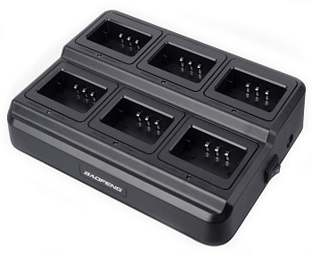 Зарядное устройство для 6 раций Baofeng UV-5R, DM-5R Зарядное устройство для 6 раций Baofeng UV-5R, DM-5R