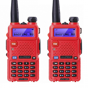 Baofeng UV-5R - RED 2шт. Baofeng UV-5R - RED 2шт.