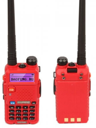 Baofeng UV-5R - RED 2шт. Радиостанция Baofeng UV-5R - RED 2шт.